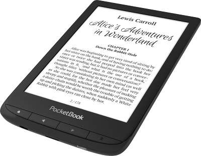 Электронная книга 6" PocketBook 628 Touch Lux 5 Ink, WiFi, чёрная [PB628-P-WW]