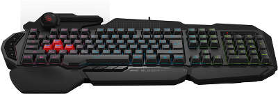 Клавиатура A4Tech Bloody B314 черный USB Multimedia for gamer LED (подставка для запястий)