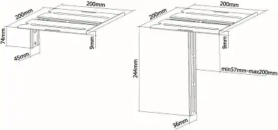 Кронштейн-подставка для DVD и AV систем Ultramounts UM500 черный макс.3кг настенный