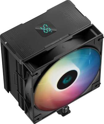 Кулер для процессора DeepCool AG500 DIGITAL ARGB, 120 мм, 1950rpm, 29.4 дБА, 240 Вт, 4-pin PWM, Al+Cu, ARGB