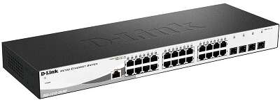 Коммутатор D-Link DGS-1210-28/ME/A2B 24x1Гбит/с 24xКомбо(1000BASE-T/SFP) 4SFP управляемый