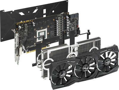 Видеокарта PCI-E NVIDIA GeForce GTX 1080Ti 11264MB GDDR5X Asus [ROG-STRIX-GTX1080TI-11G-G]