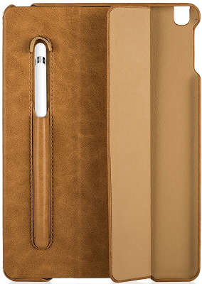 Чехол Jisoncase Leather with Pencli Slot для iPad 9.7" 2017/2018, Brown [JS-IPD-01M20]