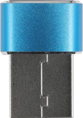 Адаптер Premier 6-071 USB 2.0 A(m) USB Type-C (f) синий (пакет)