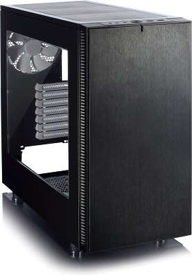 Корпус Fractal Design Define S Window черный без БП ATX 6x120mm 6x140mm 1x180mm 2xUSB3.0