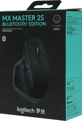 Мышь Logitech MX Master 2S черный оптическая 4000dpi беспров. BT/Radio USB 7but (910-007223)