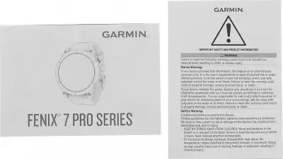 Смарт-часы Garmin Fenix 7S Pro 30.4мм 1.2" transflective корп.серебристый рем.графитовый (010-02776-00)