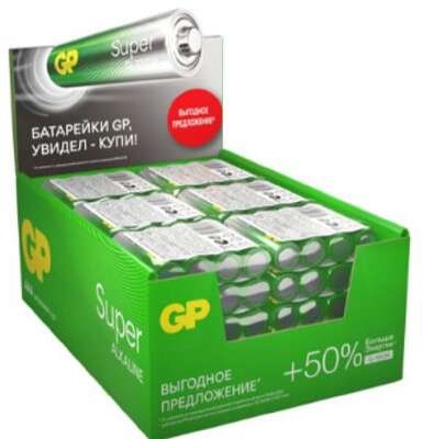 GP 24AA21RA-2CRS4 96/384 Super Alkaline G-Tech (4 шт. в уп-ке)