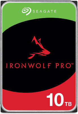 Жесткий диск SATA3 10Tb [ST10000NT001] (HDD) Seagate Ironwolf Pro, 7200rpm, 256Mb