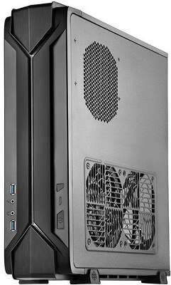 Корпус SilverStone Raven RVZ03B-ARGB, черный, mini-ITX, Без БП (SST-RVZ03B-ARGB)