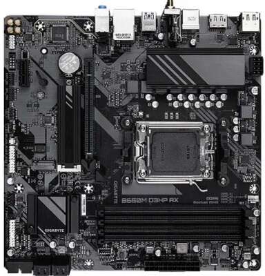 Gigabyte B650M D3HP AX {AM5 AMD B650 4xDDR5 mATX AC`97 8ch(7.1) 2.5Gg RAID+HDMI+DP}