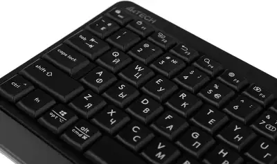Клавиатура A4Tech Fstyler FBK11 черный/серый USB беспроводная BT/Radio slim