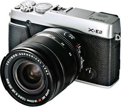 Цифровая фотокамера Fujifilm X-E2 Silver kit (XF18-55 мм f/2.8-4 R LM OIS)