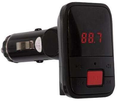 Автомобильный FM-модулятор Ritmix FMT-A745 черный SD BT USB (15119074)