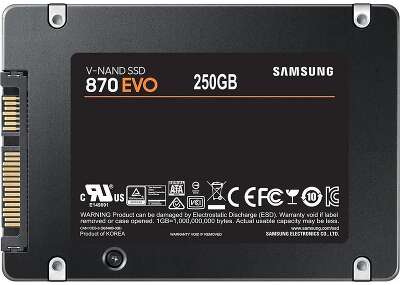 Samsung SSD 250Gb 870 EVO MZ-77E250B/AM