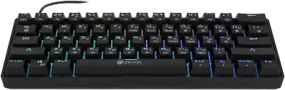 Клавиатура Оклик K713X механическая черный USB Multimedia for gamer LED