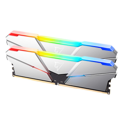 Оперативная память Netac Shadow RGB 32GB (2x16GB) DDR5-5600 (PC5-44800) C40 40-40-40-77 1.2V XMP Dual DIMM Kit Silver
