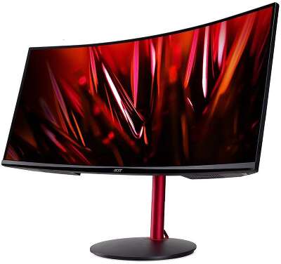 МОНИТОР 34" Acer Nitro XZ342CUPbmiiphx Black-Red (VA, изогнутый, 3440x1440, 144Hz, 1 ms, 178°/178°, 400 cd/m, 4000:1)
