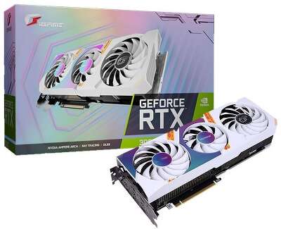 Видеокарта Colorful NVIDIA nVidia GeForce RTX 3060Ti iGame Ultra W OC-V 8Gb DDR6X PCI-E HDMI, 3DP