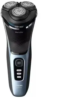 Бритва роторная Philips S3243/12 реж.эл.:3 питан.:аккум. голубой/серебристый