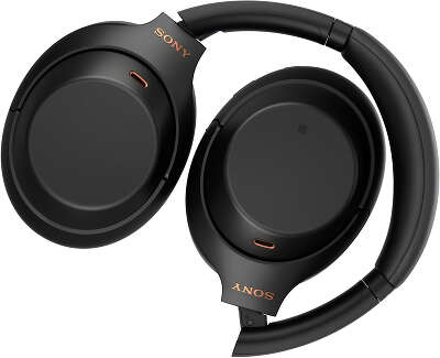 Беспроводные наушники Sony WH-1000XM4 с шумоподавлением, чёрные