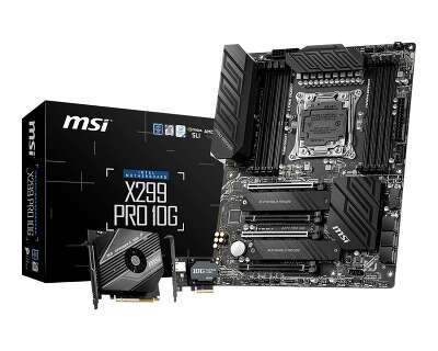 Материнская плата ATX LGA2066 MSI X299 PRO 10G