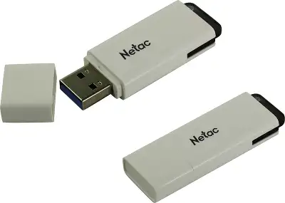 Флеш Диск Netac 32Gb U185 NT03U185N-032G-30WH USB3.0 белый