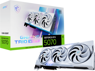MSI GeForce RTX 5070 12G GAMING TRIO OC WHITE