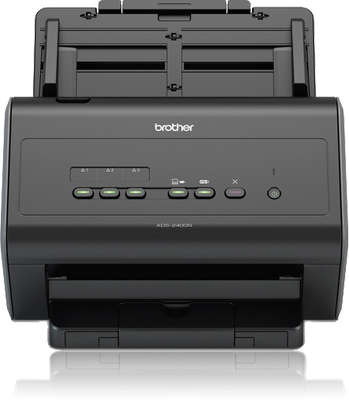 Сканер Brother ADS2400N (ADS2400NUN1), черный