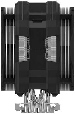 Вентилятор ALSEYE M120D (PLUS) Universal, 200W, Heat pipe 6mm*6, 120mm FAN 700;1900rpm, 73.75CFM, 41.2dBA, 8 LED, LED temperature cover RTL, (874289)