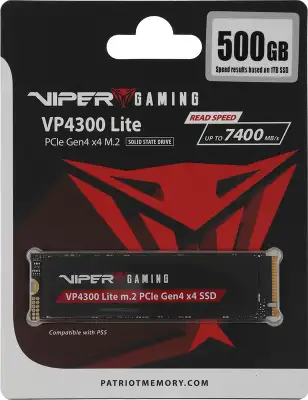 Твердотельный накопитель NVMe 500Gb [VP4300L500GM28H] (SSD) Patriot Viper VP4300 Lite