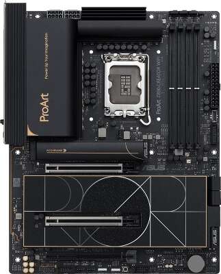 Материнская плата ASUS PROART Z890-CREATOR WIFI LGA1851 ATX 4xDDR5 3xPCIEx16 5xM.2 3хThunderbolt DP HDMI 2.5GLAN 10GLAN Wi-Fi 7