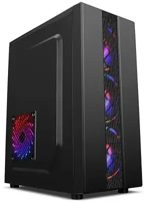 Корпус Accord ACC-CL290B черный без БП ATX 4x120mm 2xUSB2.0 1xUSB3.0 audio