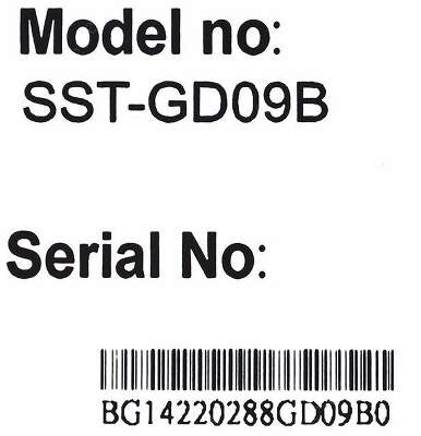 Корпус SilverStone GD09B, черный, ATX, Без БП (SST-GD09B)