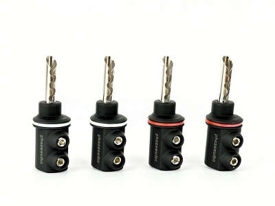 Разъёмы Phaze Audio SpPLUG RO чёрный тип «банан» комплект 4 шт (2 цвета)