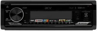 Автомагнитола ACV ADX-907BM 1DIN 4x50Вт v5.0 DSP 3 ПДУ (40306)
