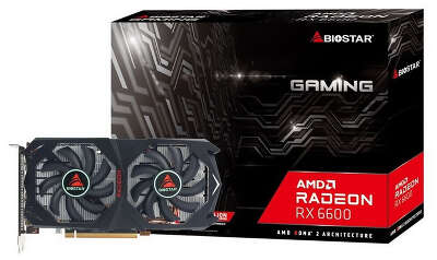Видеокарта BIOSTAR AMD Radeon RX 6600 XT 8Gb DDR6 PCI-E HDMI, DP