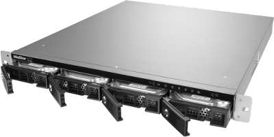 Сетевой видеорегистратор QNAP VS-4108U-RP Pro+ 8 каналов для записи видео, 4 отсека для HDD, локальный монитор