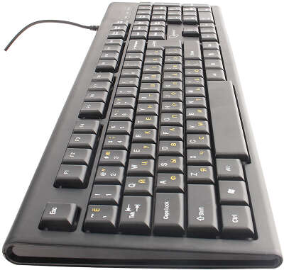 Клавиатура Gembird KB-8354U-BL, USB, черный, 104 клавиши, кабель 1,45м