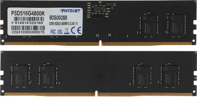 Набор памяти DDR5 DIMM 2x8Gb DDR4800 Patriot Memory Signature (PSD516G4800K)
