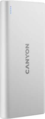 Мобильный аккумулятор Canyon PB-106 10000mAh 10.5W 2.1A 2xUSB-A белый (CNE-CPB1006W)