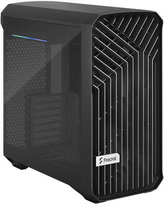 Корпус Fractal Design Torrent Compact Black TG Dark Tint, темно-серый, EATX, Без БП (FD-C-TOR1C-01)