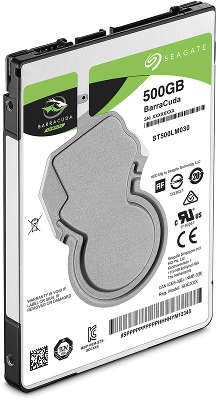 Жесткий диск 2.5" Seagate SATA-III 500Gb ST500LM030 Barracuda (5400rpm) 128Mb