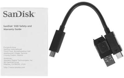 Внешний твердотельный накопитель 1Tb [SDSSDE61-1T00-G25] (SSD) Sandisk Extreme Portable SSD V2