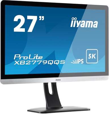 Монитор 27" Iiyama XB2779QQS-S1 IPS 5120x2880 HDMI, DP серебристый