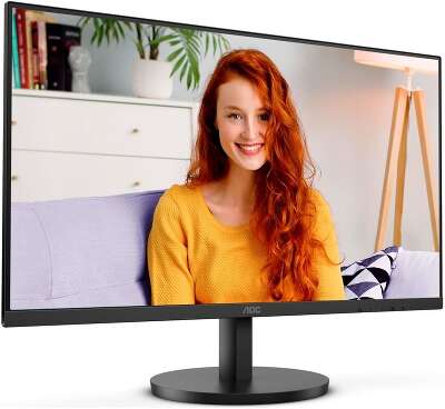 Монитор 27" AOC U27B3A Black (4K, IPS, 3840x2160, 4 ms, 178°/178°, 350 cd/m, 20M:1, +2xHDMI 2.0, +DisplayPort 1.4, +MM)