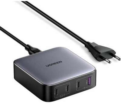Зарядное устройство UGREEN CD328 (90928) Nexode 100W 1*USB-A+3*USB-C Desktop Fast Charger. Цвет: серый