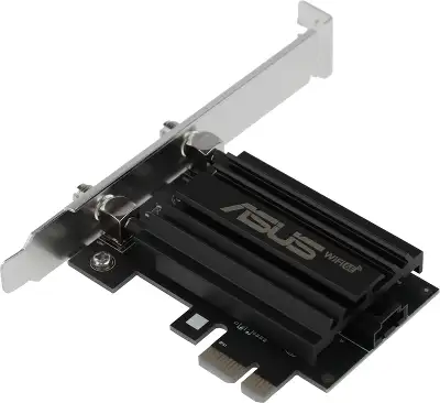 Сетевой адаптер Wi-Fi + Bluetooth Asus PCE-AXE59BT AXE5400 PCI Express x1 2ант.