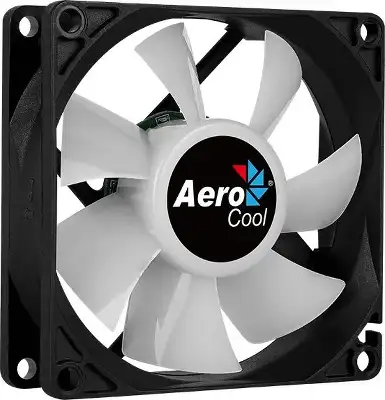 Вентилятор AeroCool Frost 8, 80мм, 1500rpm, 28.3 дБ, 3pin+Molex, 1шт, FRGB