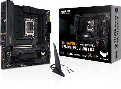 Материнская плата mATX LGA1700 ASUS TUF GAMING B760M-PLUS WIFI D4
